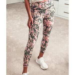 SWEATY BETTY Power 7/8 Yoga Floral Leggings Pockets XS NWOT